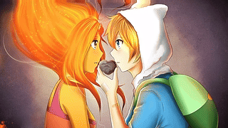 Finn & Flame Princess - Adventure Time