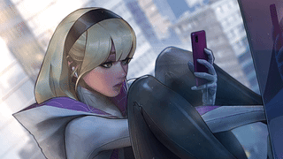 蜘蛛格温使用手机 - Marvel Comics
