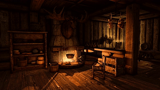 舒适小屋火焰 - (Skyrim SE) - 4K