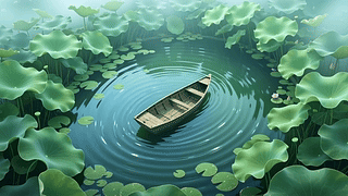 荷塘幽舟