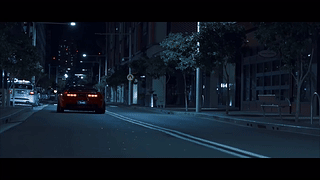 本田 NSX 夜间驾驶
