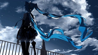 初音未来 天空 4K 动态壁纸 | 作者：Evolution ツ