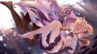 原神 - 芭芭拉, 刻晴 (genshin impact - barbara and Keqing) 动态壁纸 | 作者：TheProrock