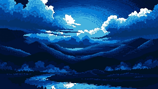 蓝色