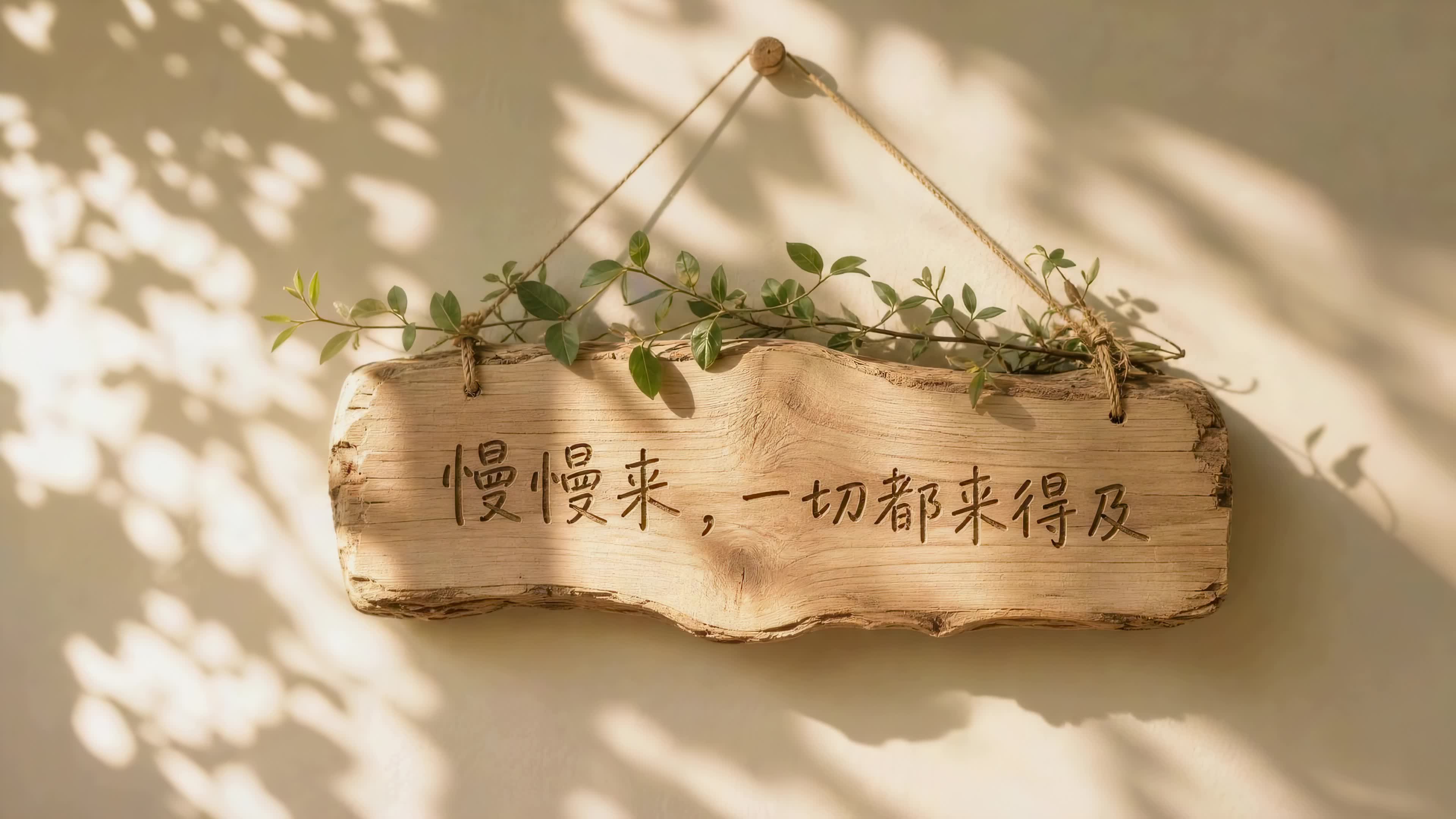 慢慢来