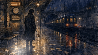 七号站台的雨夜告别