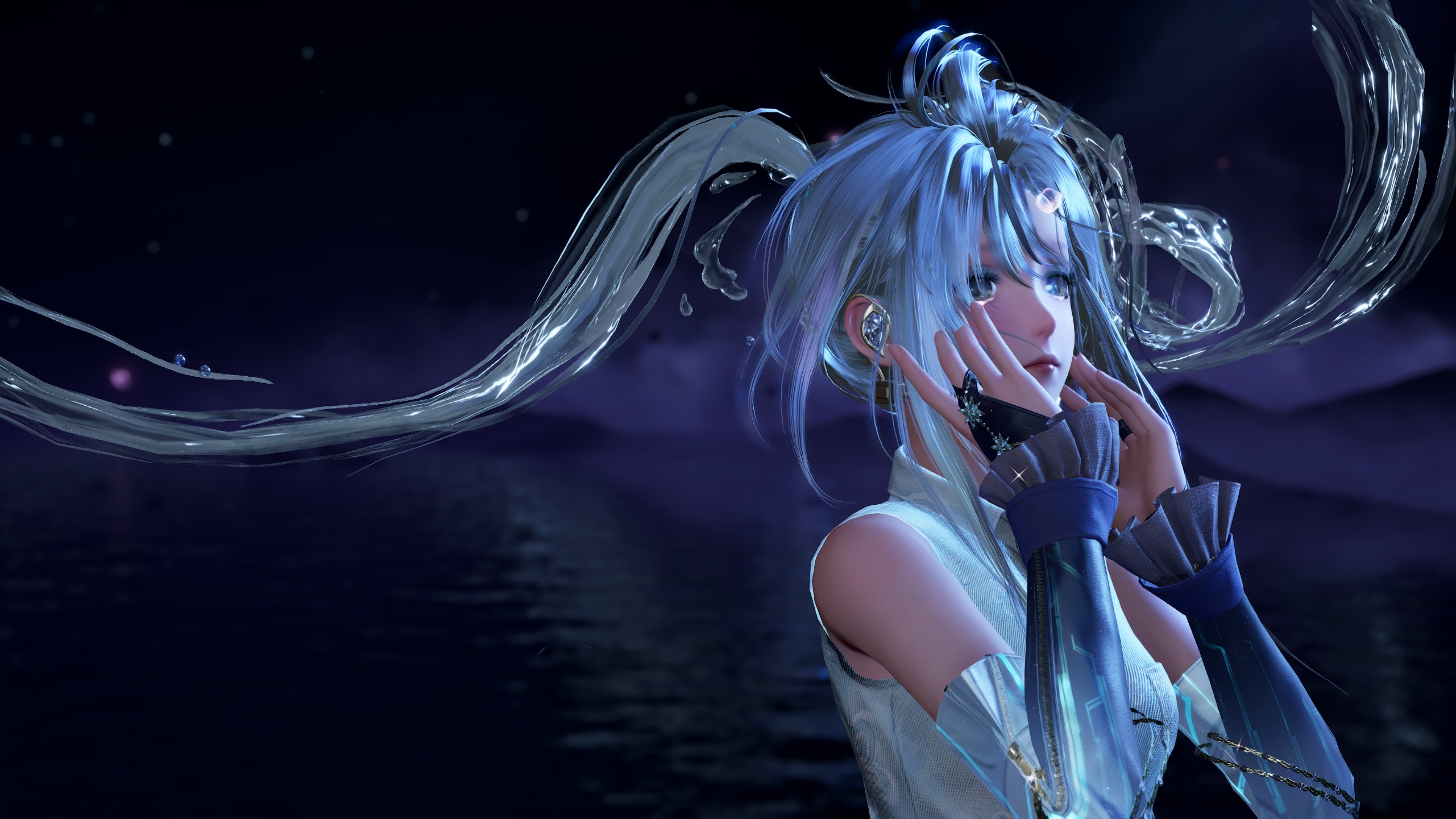 无限暖暖深海少女初音忧郁氛围图