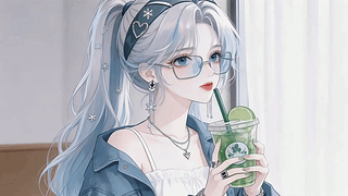 气质眼镜美女