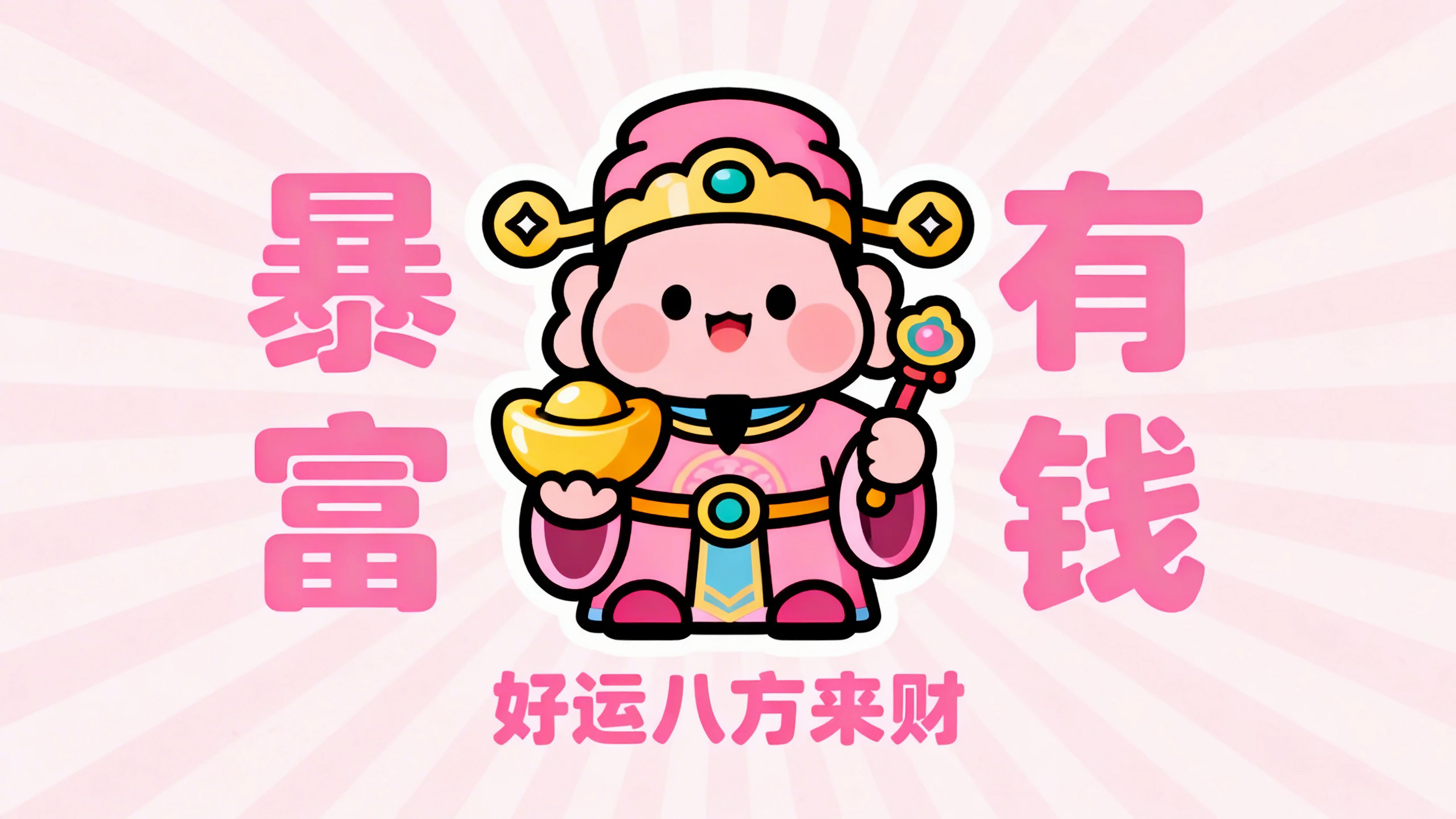 可爱财神爷暴富有钱