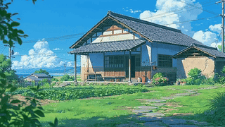 夏日海边房子