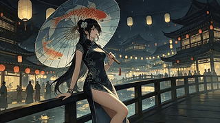 夜色渔火