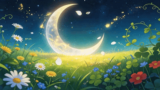 夜景花草树木
