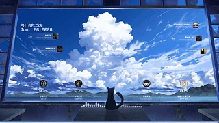 窗边的猫 多种自定义（Steam成就展示）