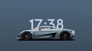 Koenigsegg Regera（蓝色版） 动态壁纸 | 作者：x=-p/2±√((p/2)^2-q)