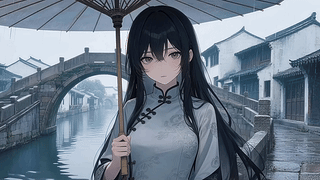 江南古风少女
