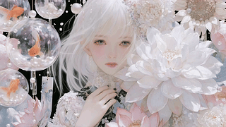 温柔浪漫系美女壁纸