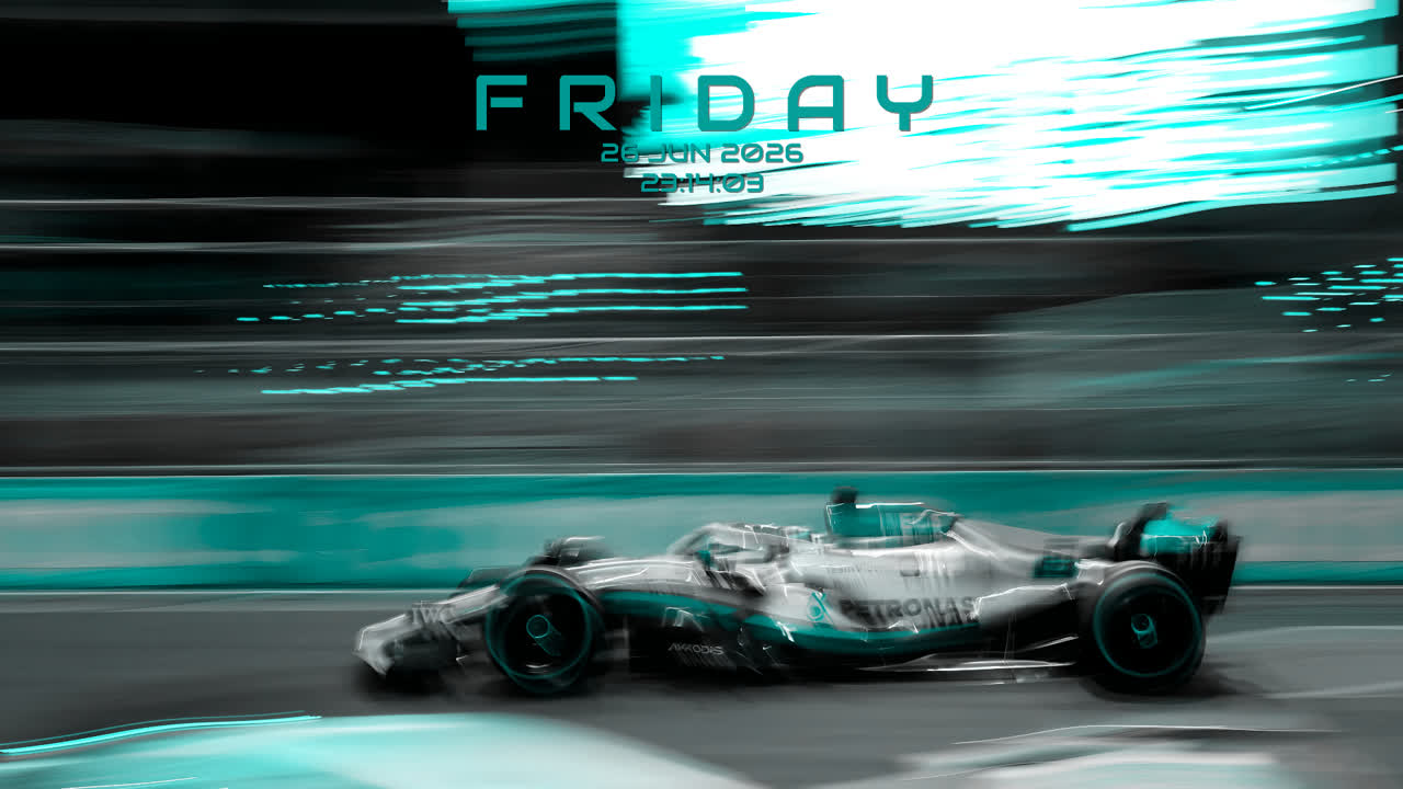 F1 梅赛德斯 George Russell 4K