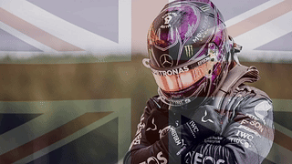 F1 梅赛德斯 - Lewis Hamilton 英国国旗