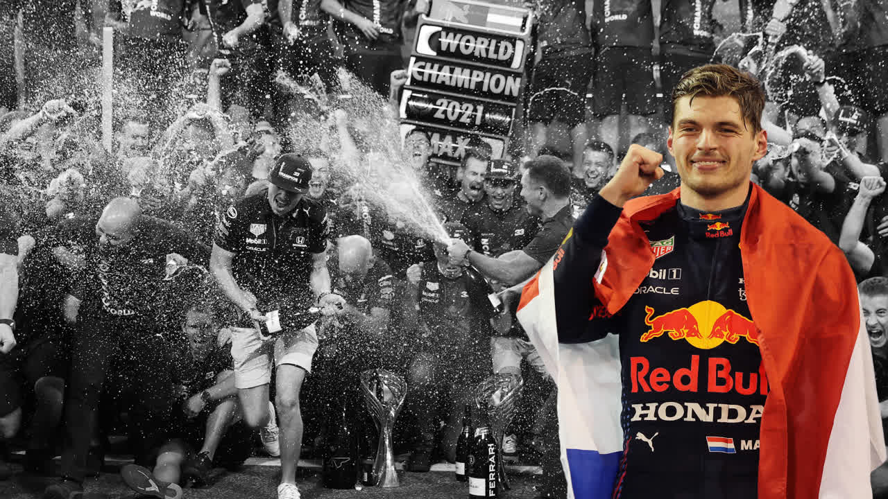F1 一级方程式 红牛 WDC - Max Verstappen，荷兰国旗 (1920x1080)