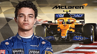 F1 McLaren - Lando Norris 特写