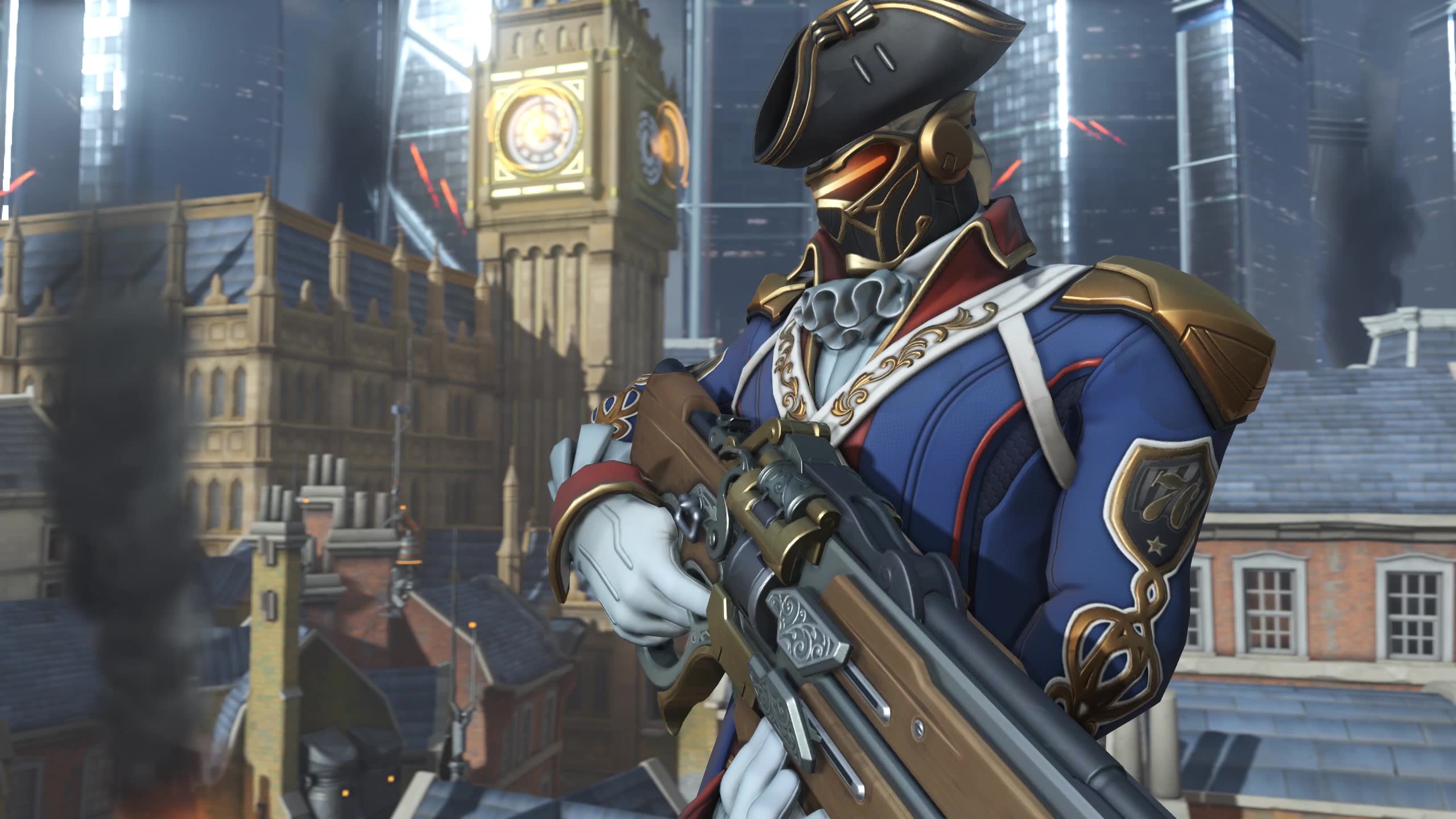 [守望先锋] Soldier: 1776 Soldier: 76 - King's Row (起义) (2K)