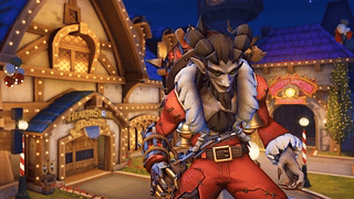 [Overwatch] 爆破专家狂鼠 Krampus - 暴雪世界（冬季）