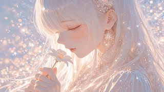 朦胧美女高清壁纸