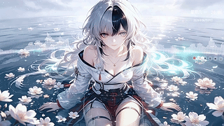 水中的少女（昼夜变冷暖滤镜）