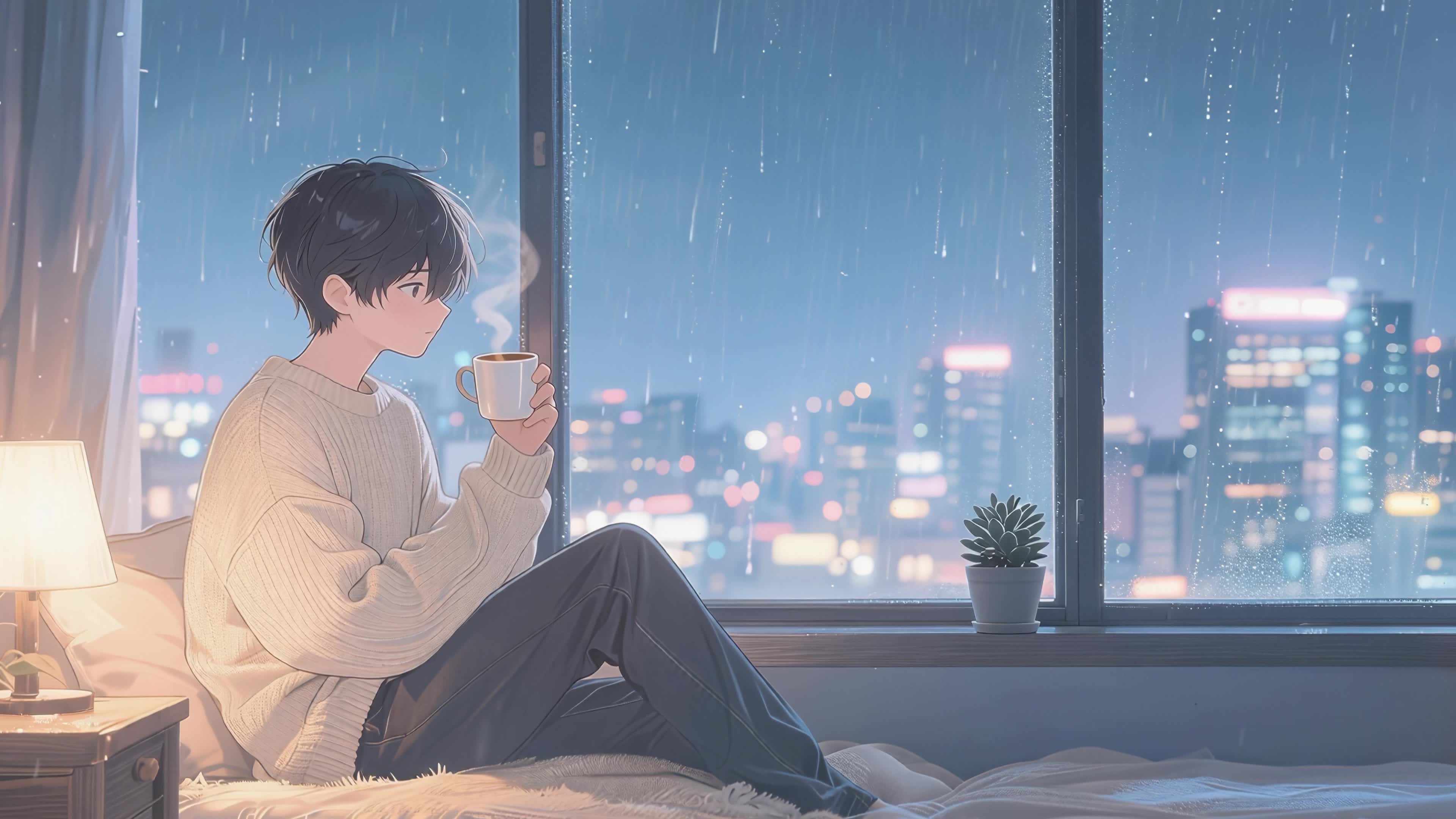 雨天的氛围感