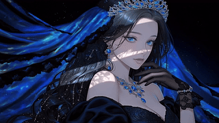 绚丽蓝钻美女高清