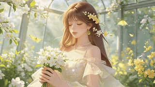 小清新治愈美女壁纸