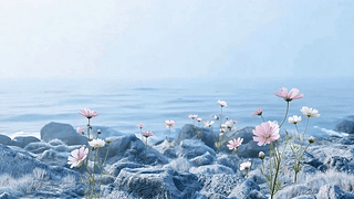 海边花草树木