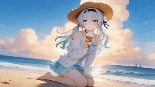 海边泳衣美女