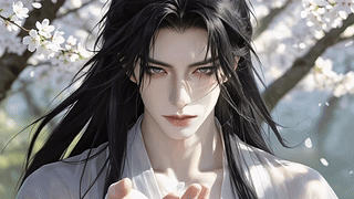 古风落花美男