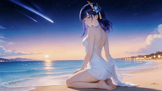 海边美女