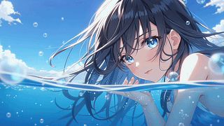 水中美女