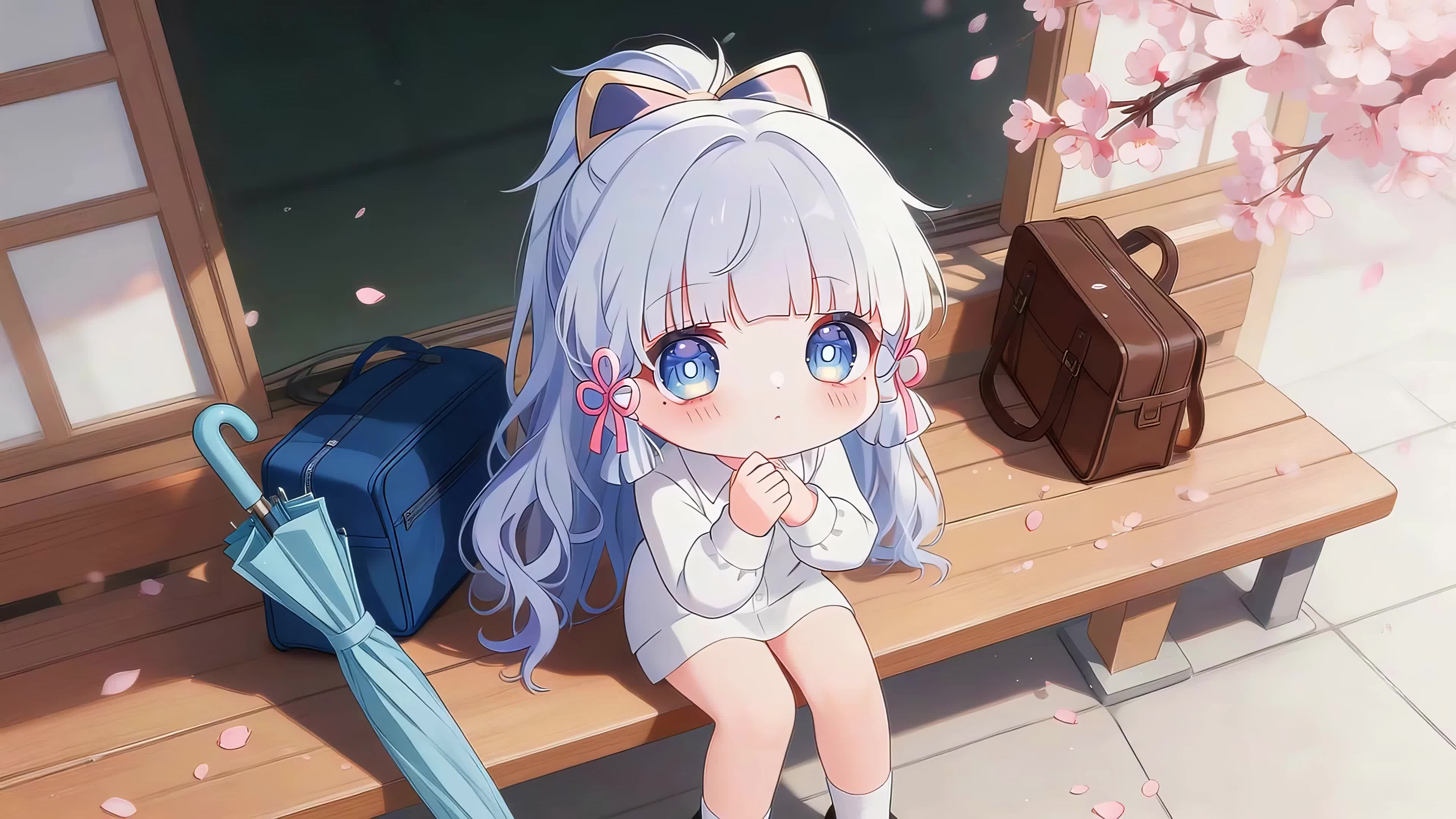 可爱萝莉女孩