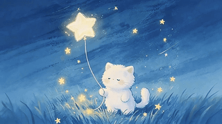 放星星的猫咪