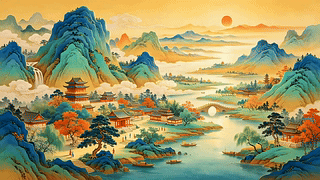 古风山水