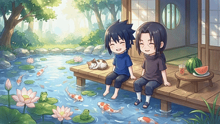 夏日池塘