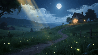 月下萤火小屋
