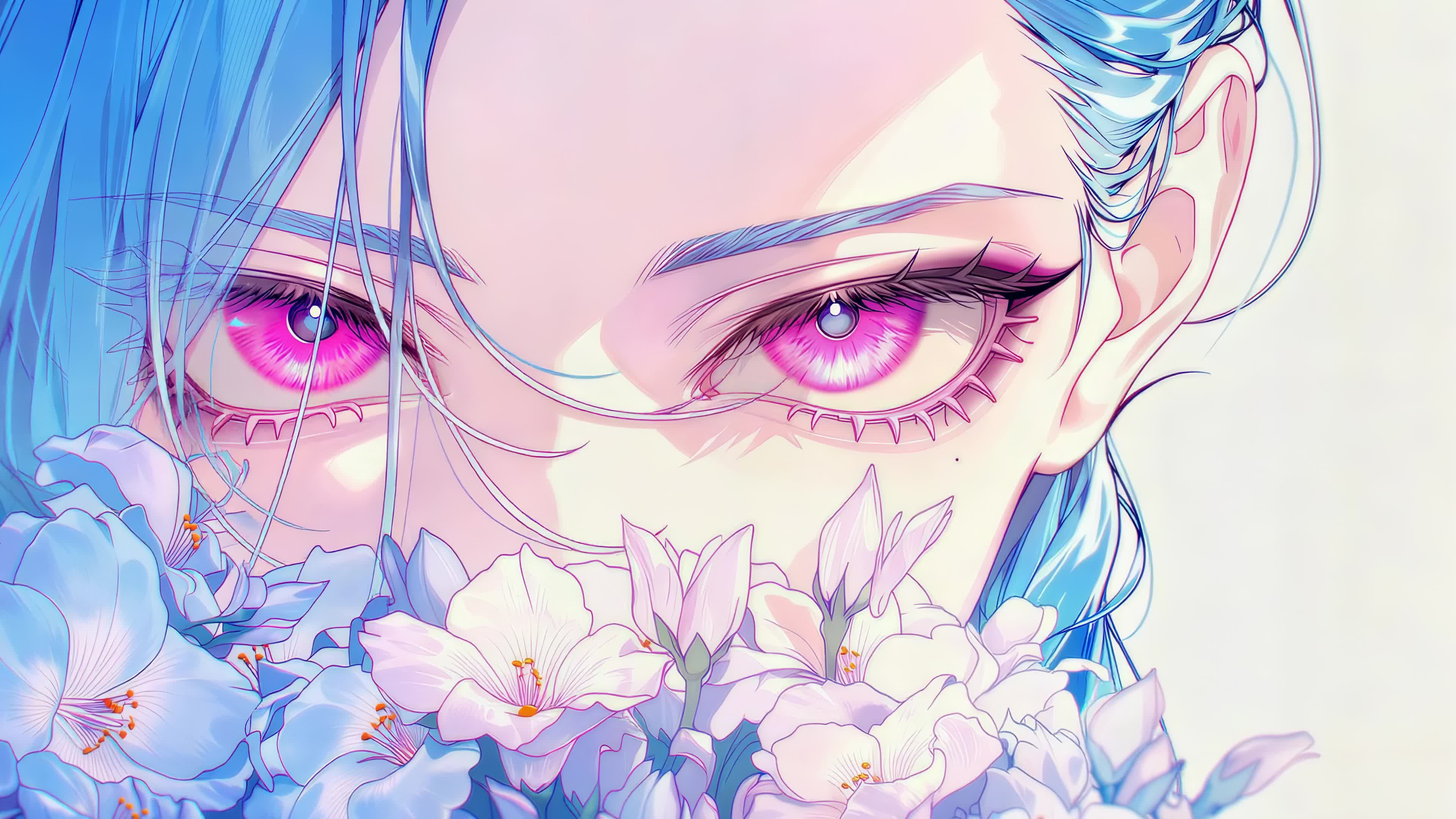 紫瞳花颜