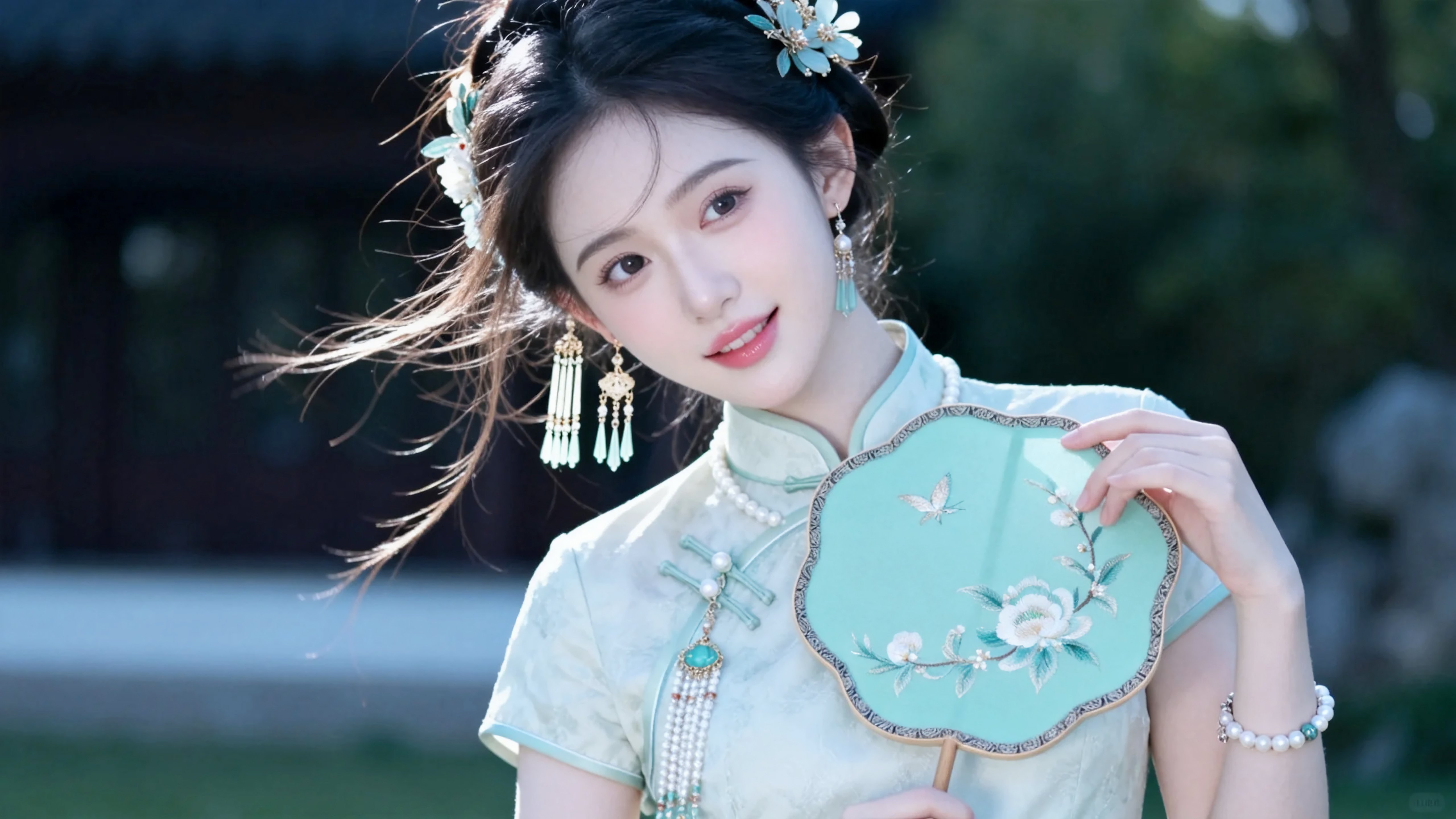 古风旗袍美女