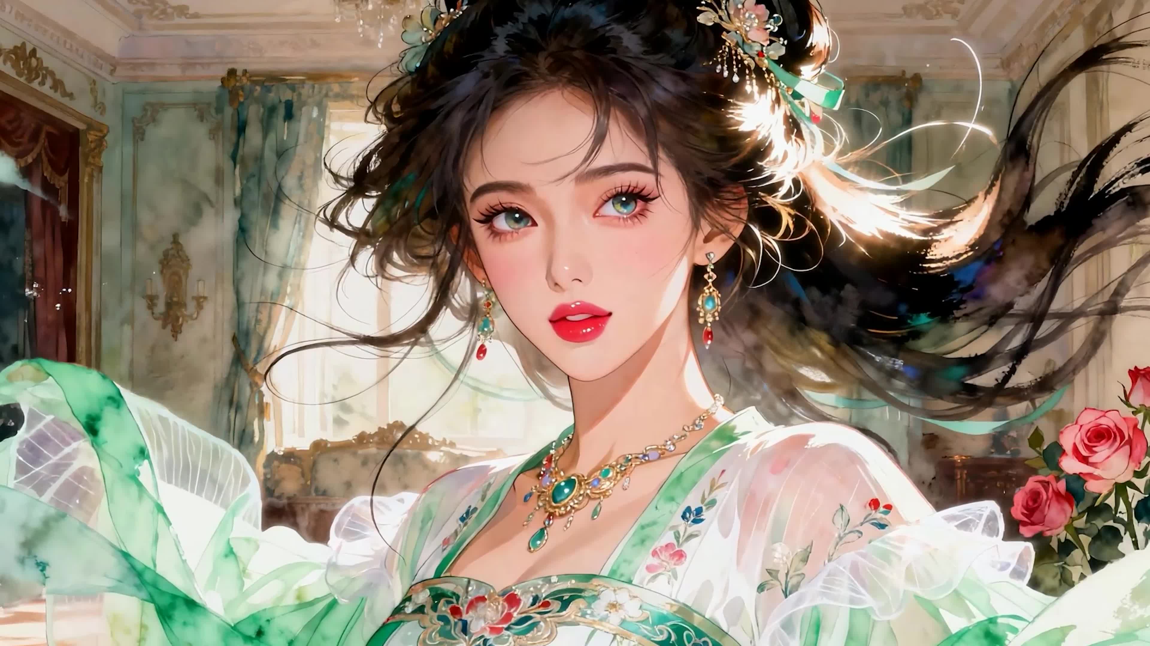 长发女孩