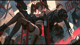 酷炫二次元女孩