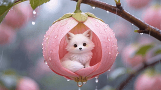 雨天萌宠