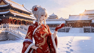 绯雪：雪落古宫