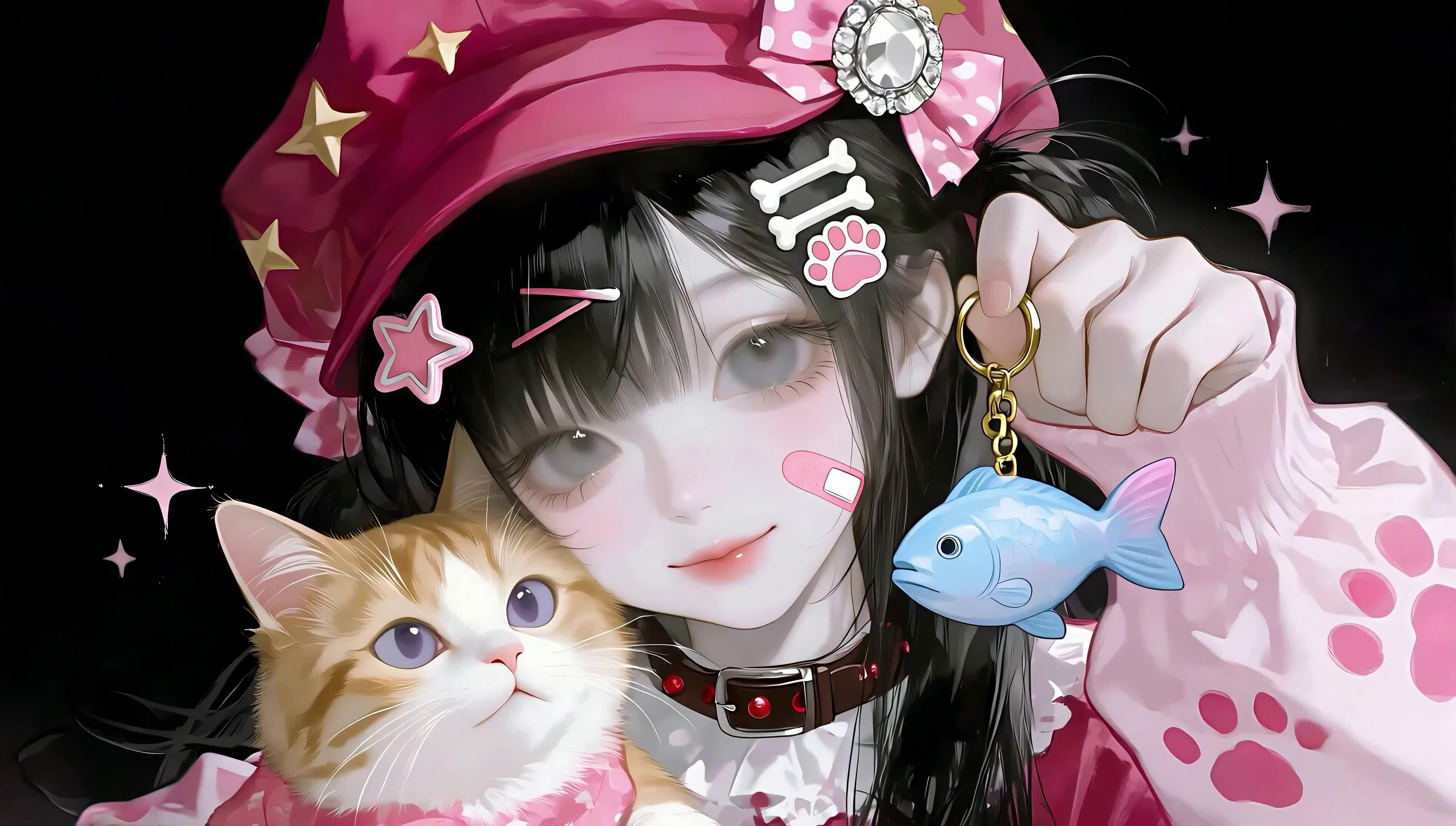 猫系甜萌少女-猫饵