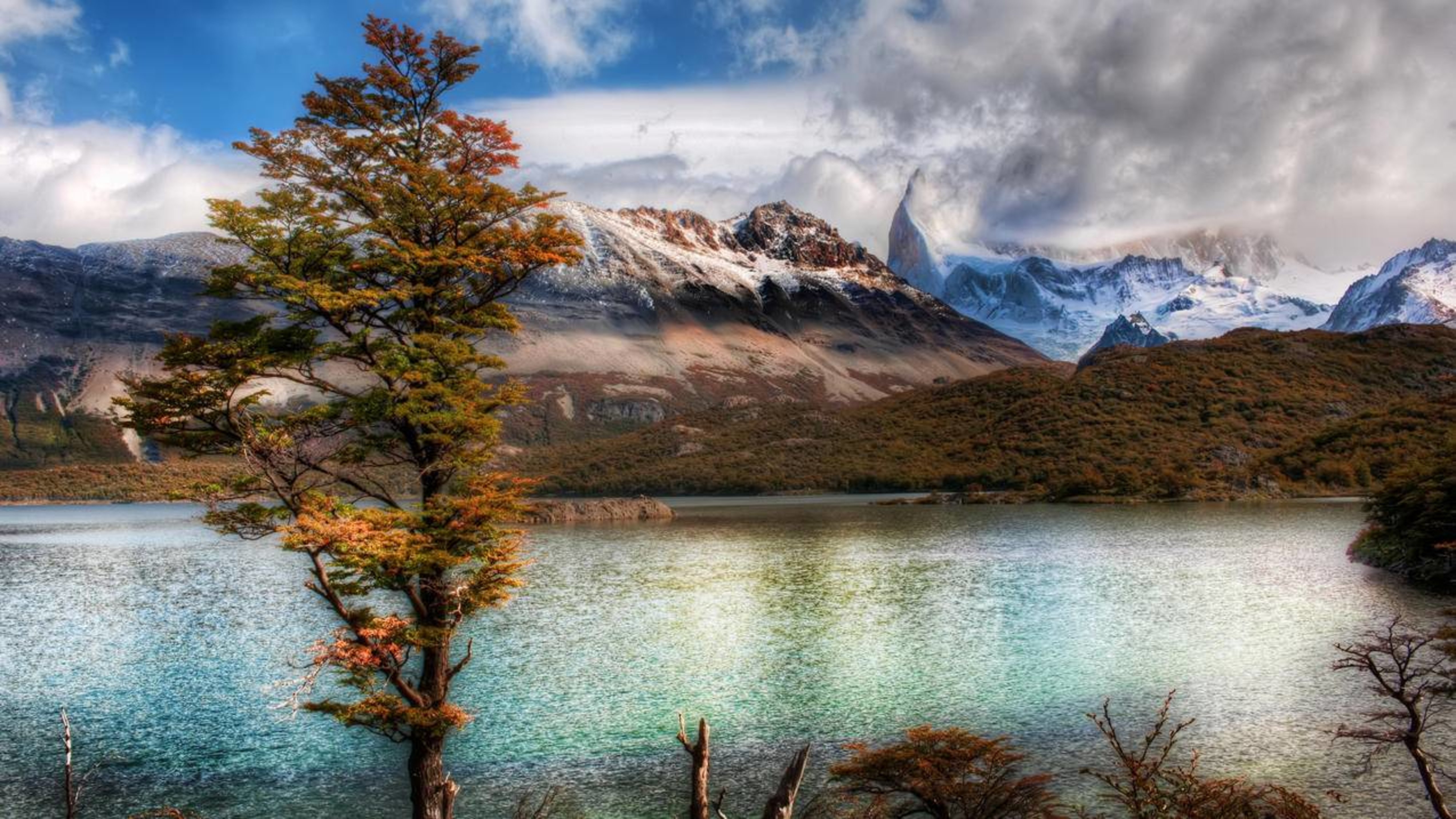 风景湖水
