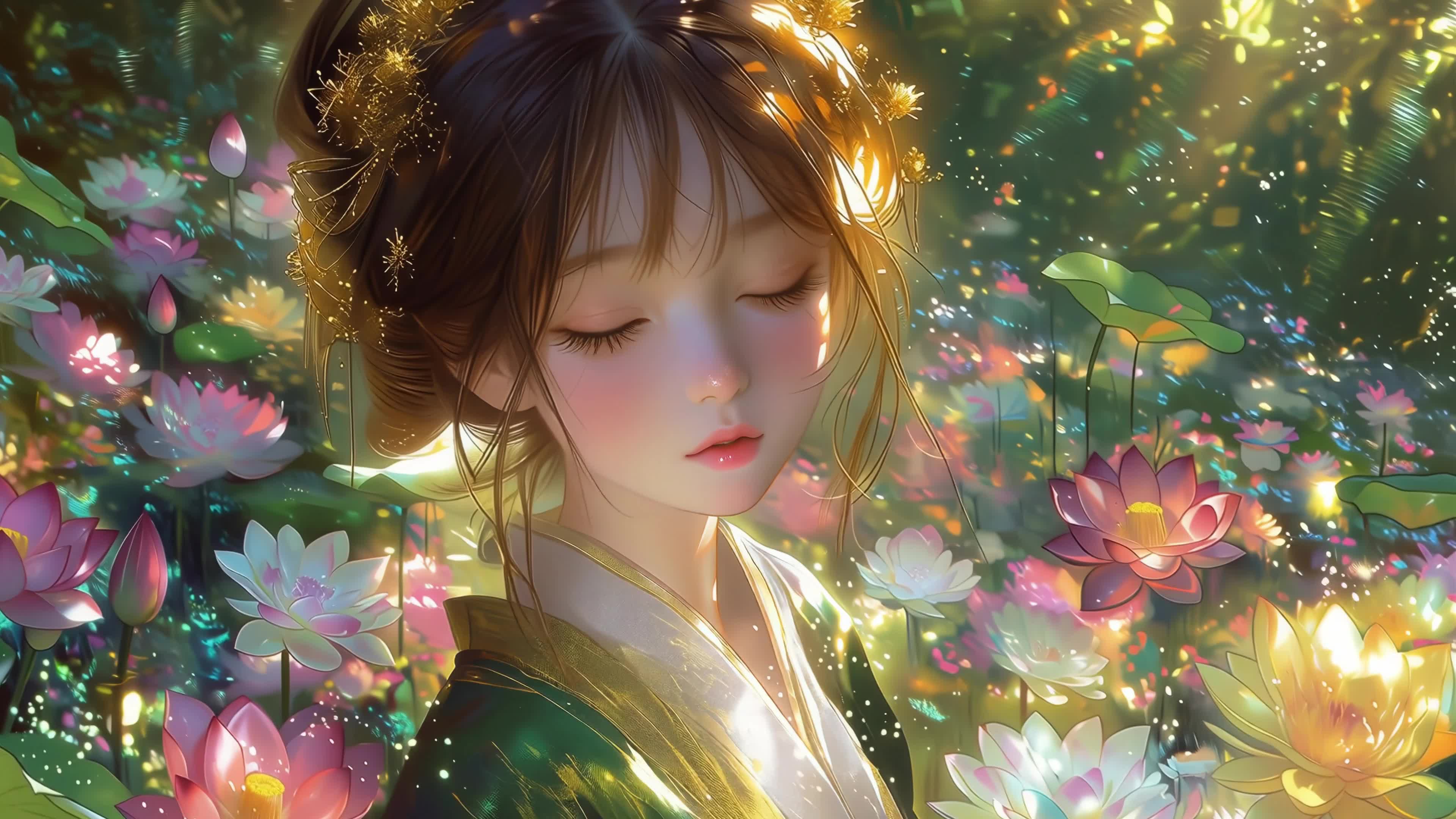 荷花仙子壁纸